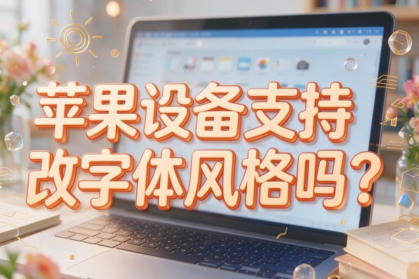 苹果设备支持改字体风格吗?