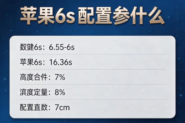 苹果6s配置参数是什么