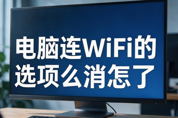 电脑连WiFi的选项怎么消失了