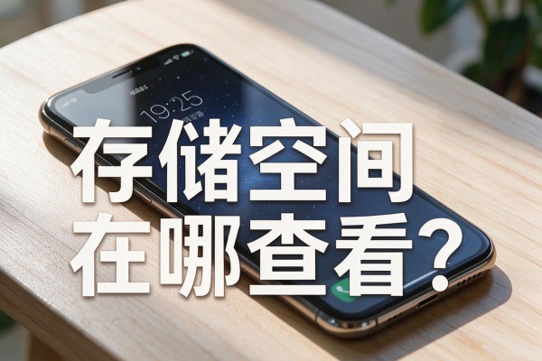 苹果手机存储空间在哪查看?