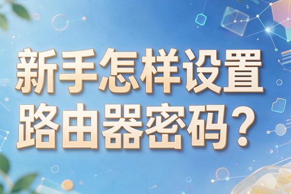 新手怎样设置路由器密码?