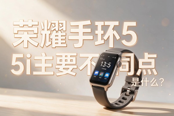 荣耀手环5和5i主要不同点是什么？
