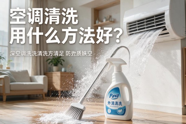 空调清洗用什么方法好?