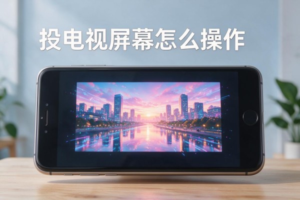 苹果手机投电视屏幕怎么操作