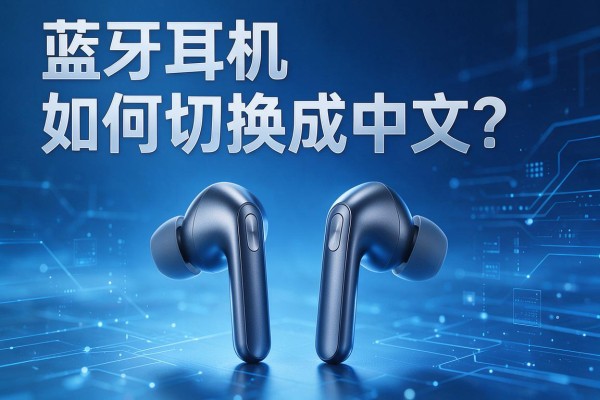 蓝牙耳机如何切换成中文?