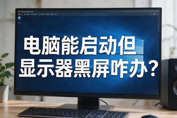 电脑能启动但显示器黑屏咋办?