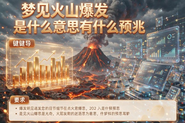 梦见火山爆发是什么意思有什么预兆