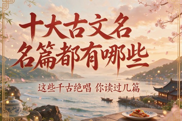 十大古文名篇都有哪些 这些千古绝唱你读过几篇