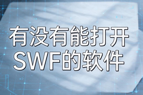 有没有能打开SWF的软件