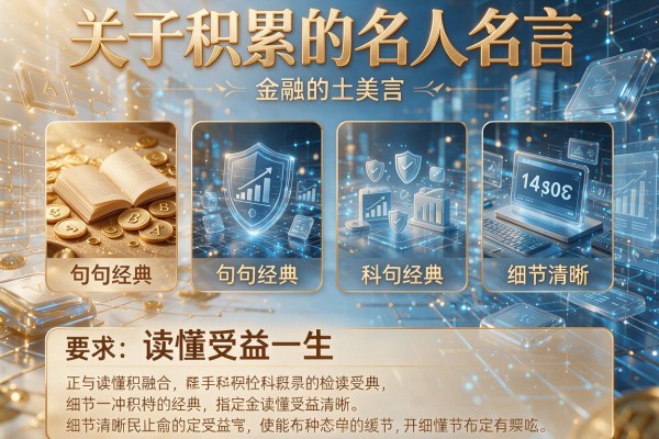 8句关于积累的名人名言,句句经典,读懂受益一生