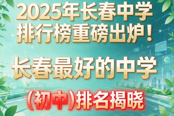 2025年长春中学排行榜重磅出炉:长春最好的中学(初中)排名揭晓