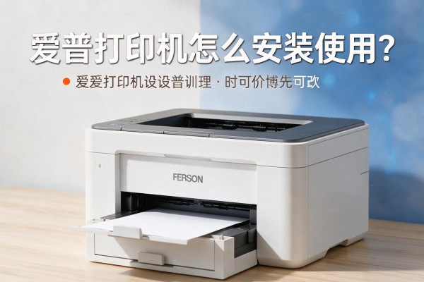 爱普生打印机怎么安装使用?