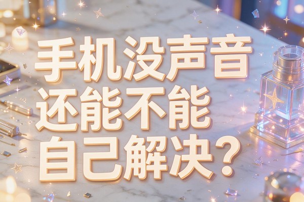 手机没声音还能不能自己解决?