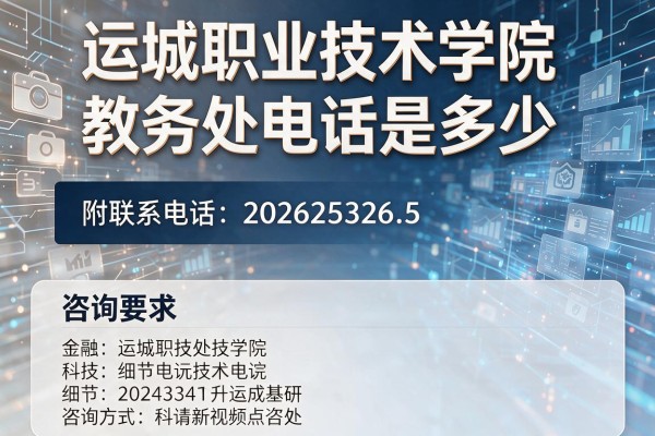 运城职业技术学院教务处电话是多少 附联系电话及咨询方式