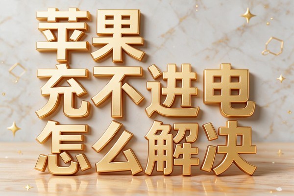 苹果充不进电怎么解决
