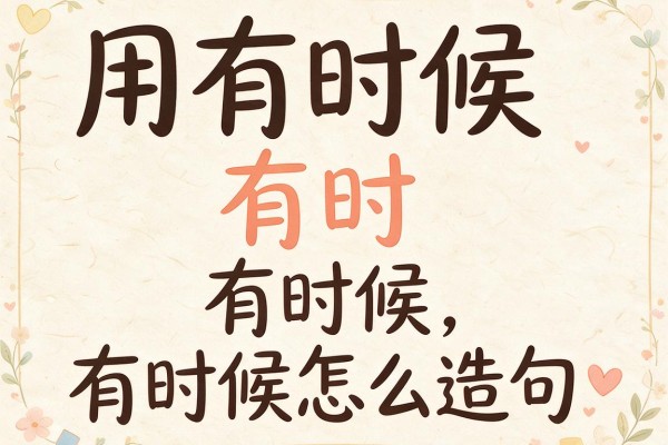 用有时候,有时候,有时候造句-有时候,有时候,有时候怎么造句
