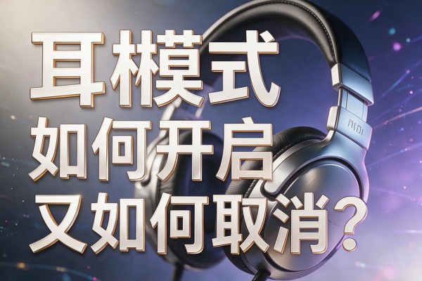 耳机模式如何开启又如何取消？