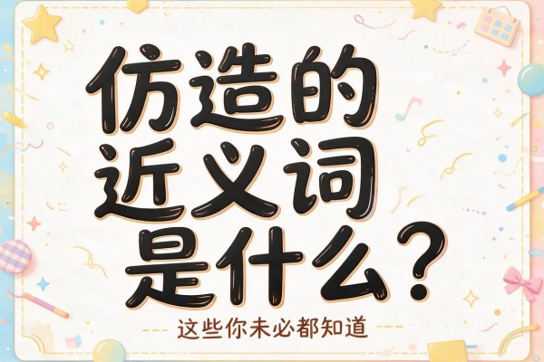 仿造的近义词是什么?这些仿造的近义词你未必都知道