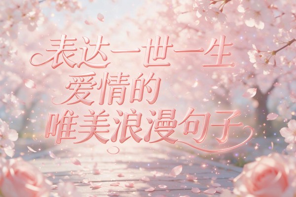 表达一世一生爱情的唯美浪漫句子