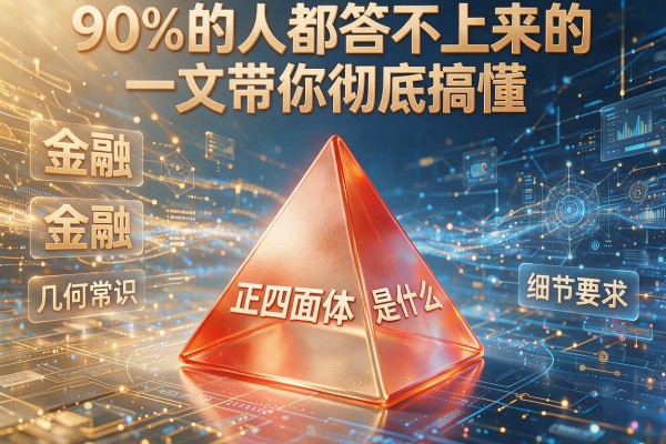 正四面体是什么90%的人都答不上来的几何常识一文带你彻底搞懂