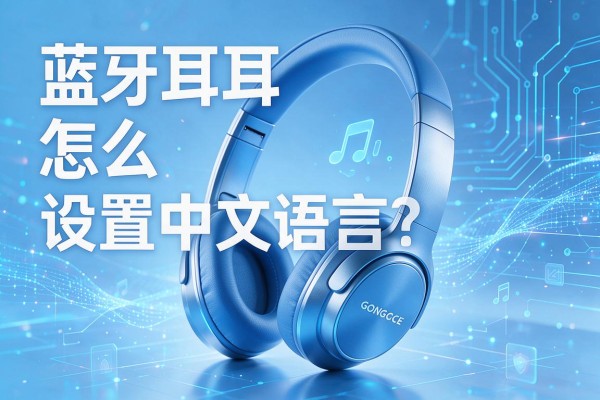 蓝牙耳机怎么设置中文语言?