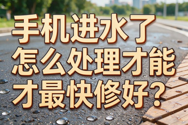 手机进水了怎么处理才能最快修好?