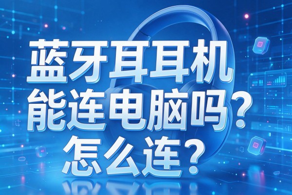 蓝牙耳机能连电脑吗？怎么连？