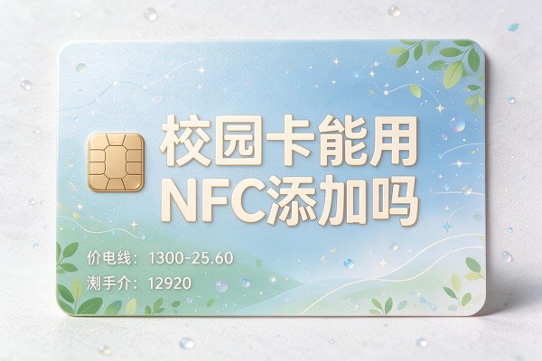 校园卡能用NFC添加吗