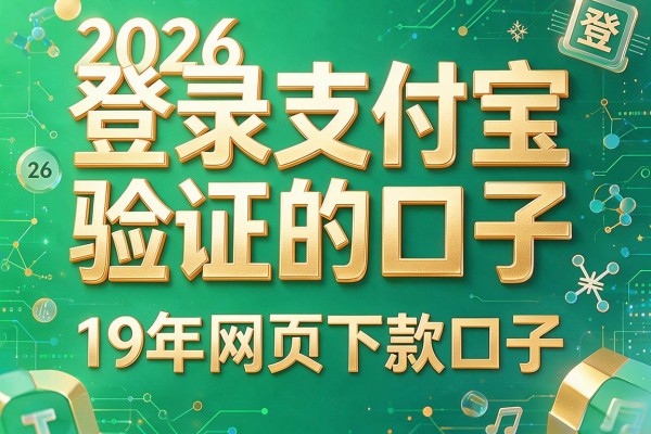 2026登录支付宝验证的口子,19年网页下款口子