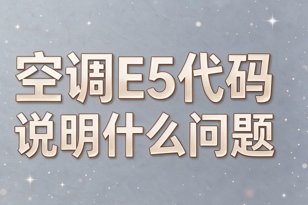 空调E5代码说明什么问题