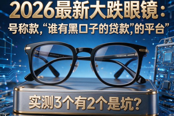 2026最新大跌眼镜:号称"谁有黑口子的贷款"的平台,实测3个有2个是坑?