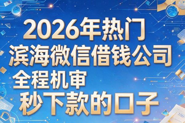2026年热门滨海微信借钱公司，全程机审秒下款的口子