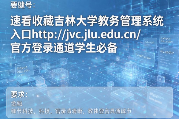 速看收藏吉林大学教务管理系统入口http://jwc.jlu.edu.cn/官方登录通道学生必备