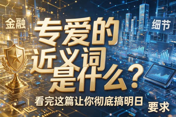 专爱的近义词是什么?看完这篇让你彻底搞明白