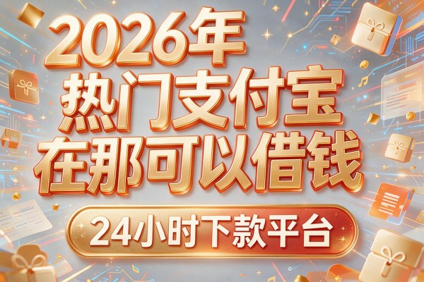 2026年热门支付宝在那可以借钱,24小时下款平台