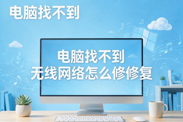 电脑找不到无线网络怎么修复