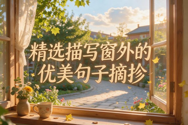 精选描写窗外的优美句子摘抄