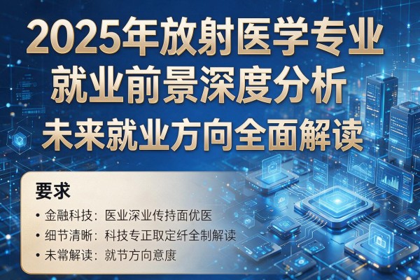 2025年放射医学专业就业前景深度分析及未来就业方向全面解读