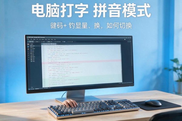 电脑打字拼音模式如何切换