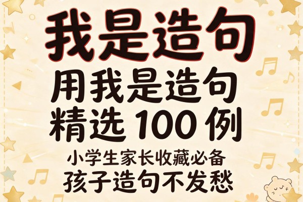 我是造句-用我是造句精选100例,小学生家长收藏必备,孩子造句不发愁