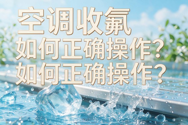 空调收氟如何正确操作？