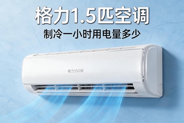 格力1.5匹空调制冷一小时用电量多少