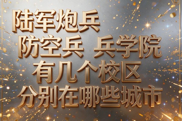 陆军炮兵防空兵学院有几个校区分别在哪些城市