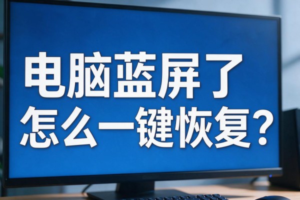电脑蓝屏了怎么一键恢复?