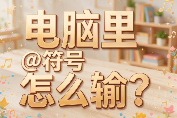 电脑里@符号怎么输?