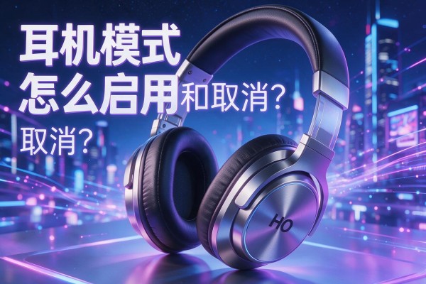 耳机模式怎么启用和取消？