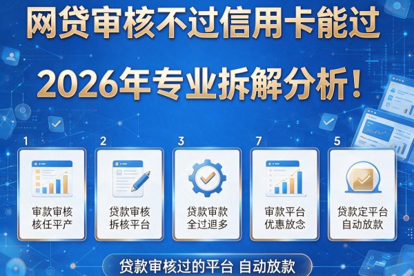 网贷审核不过信用卡能过2026年专业拆解分析!同时展示5个贷款审核过的平台自动放款