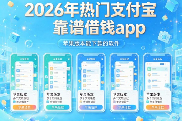 2026年热门支付宝靠谱借钱app,筛选5个苹果版本能下款的软件