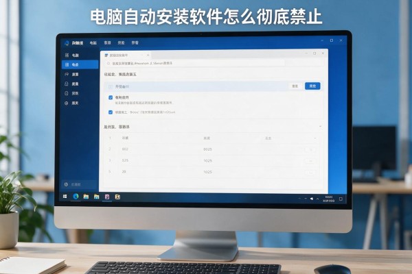 电脑自动安装软件怎么彻底禁止