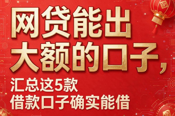网贷能出大额的口子,汇总这5款借款口子确实能借